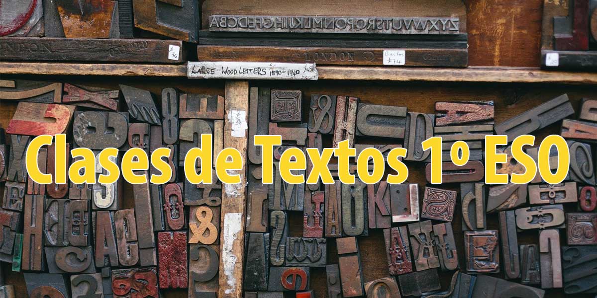 Vídeo Entrada: Clases de textos asignatura 1º ESO Lengua