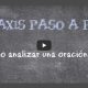 Sintaxis paso a paso Como Analizar una Oración Simple 4º ESO