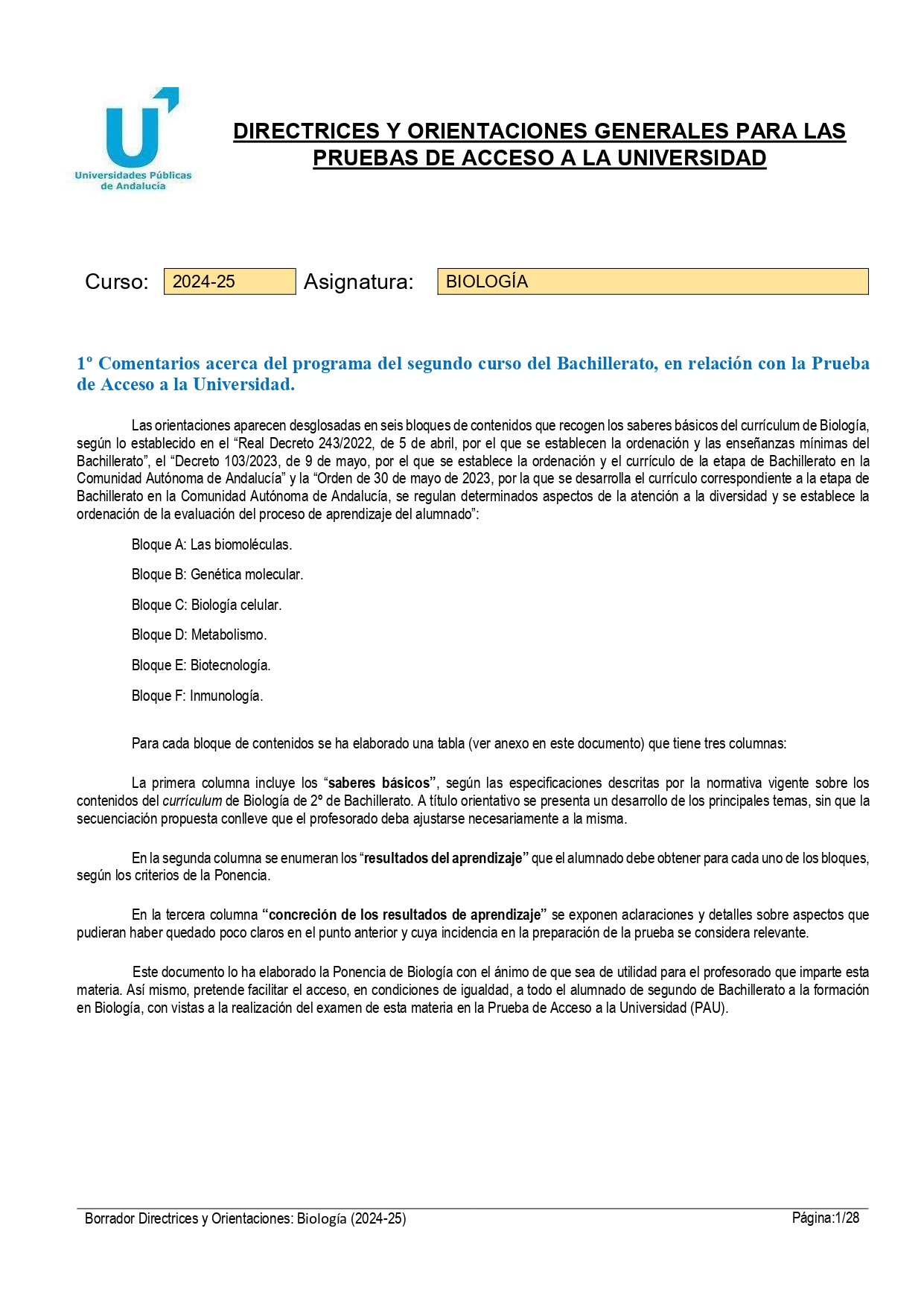 MODELO PAU 2025 BIOLOGÍA_page0001